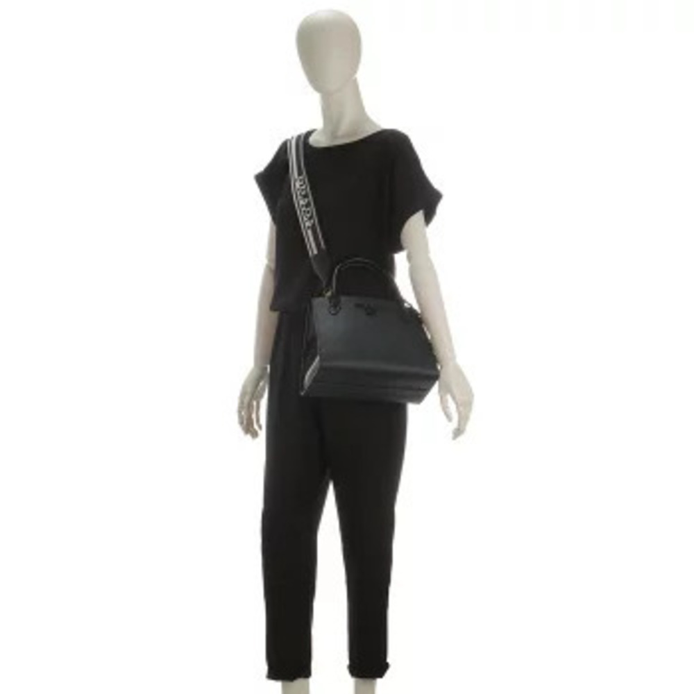 Prada Saffiano Monochrome Tote Bag Logo Belt Handbag - Picture 8 of 8